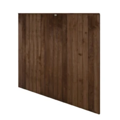Forest Garden Pressure Treated Brown Closedboard Fence Panel