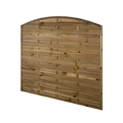 Forest Pressure Treated Decorative Dome Top Fence Panel