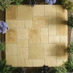 Abbey Paving Kit 5.76m - York Gold